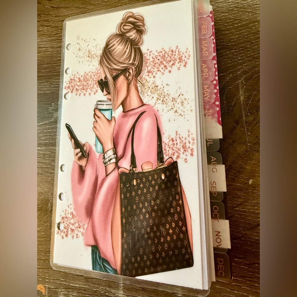 Personal rings planner inserts dividers full set up